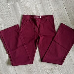 Betabrand Burgundy Pants
